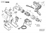 Bosch 0 601 954 4BE Gsb 14,4 Ve-2 Cordless Impact Drill 14.4 V / Eu Spare Parts